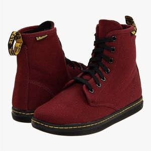 Dr. Martens Shoreditch Women’s Cherry Red High-Top Boots Women’s size 8 / 39